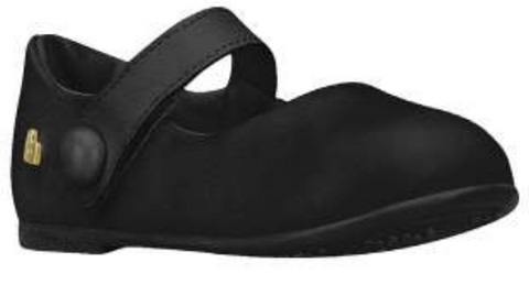 Bibi Mary Jane Anjos Mini Black Leather - 1072051 - Myrtle Flower Kids